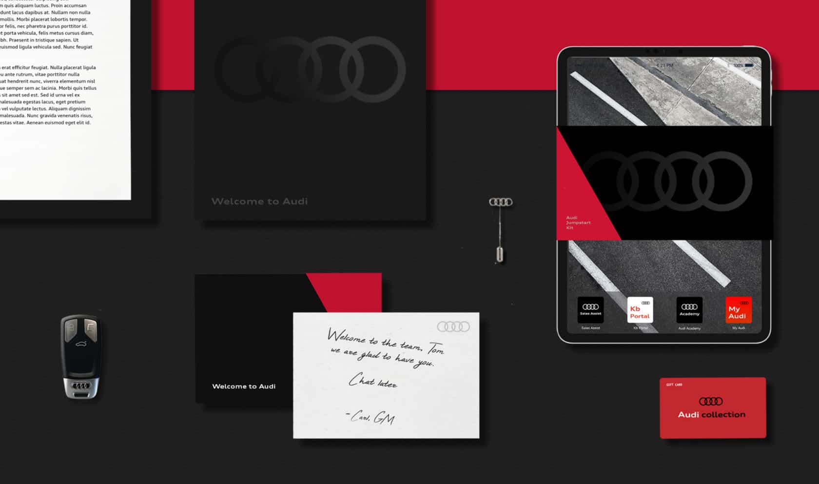 Audi branding concept 